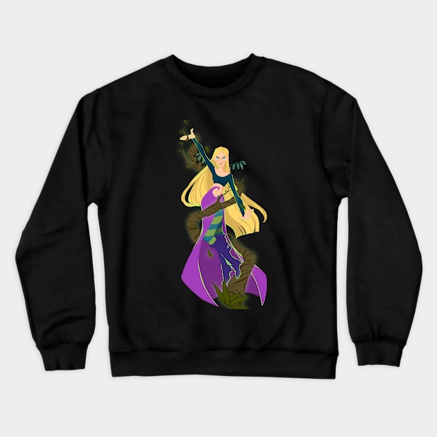 Cornelia W.I.T.C.H. Crewneck Sweatshirt by YanelyAguilarArt